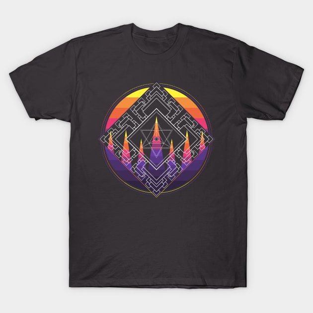 Star Tetrahedron T-Shirt by ZenCandy